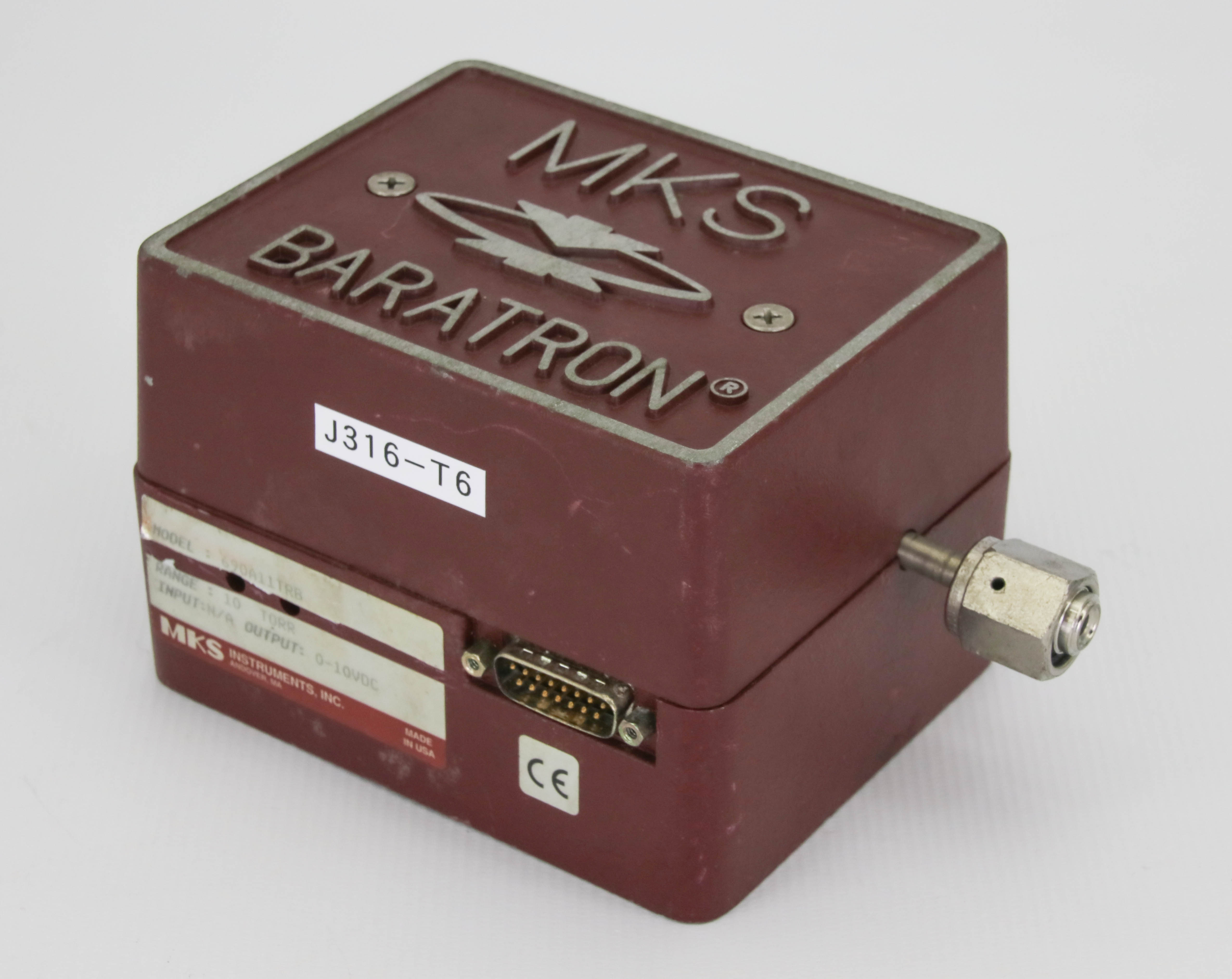 T6 MKS BARATRON HEATED, HIGH ACCURACY ABSOLUTE CAPACITANCE… – J316Gallery